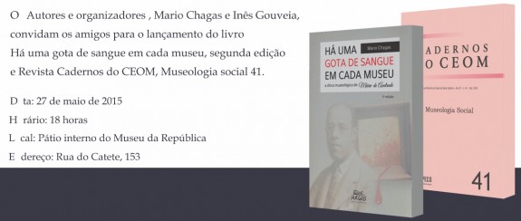 convite_lancamento_livro_Mario_chagas_ines_gouveia